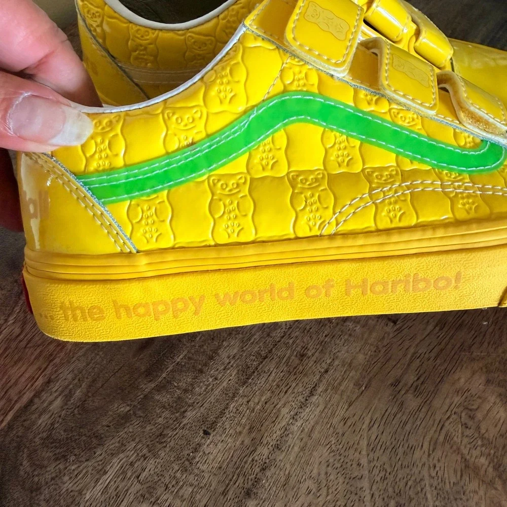 Vans x Haribo Old Skool V Yellow Gummy Bear Sneakers Women 8.5 Men 7 Streetwear